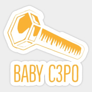 baby c3po Sticker